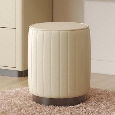 Latitude Run Solid Wood Accent Stool Vanity Stool