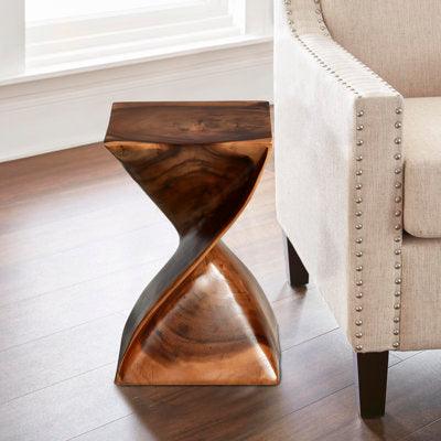 Trent Austin Gupton Solid Wood Cross-Leg End Table
