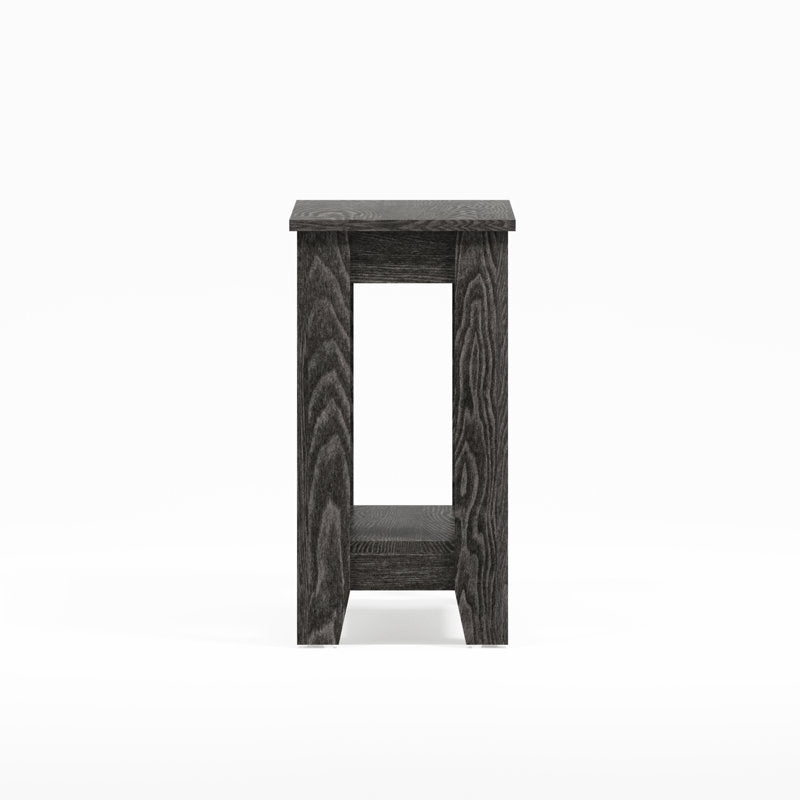 Lark Manor Weddel Basilico Dark Gray Oak End Table