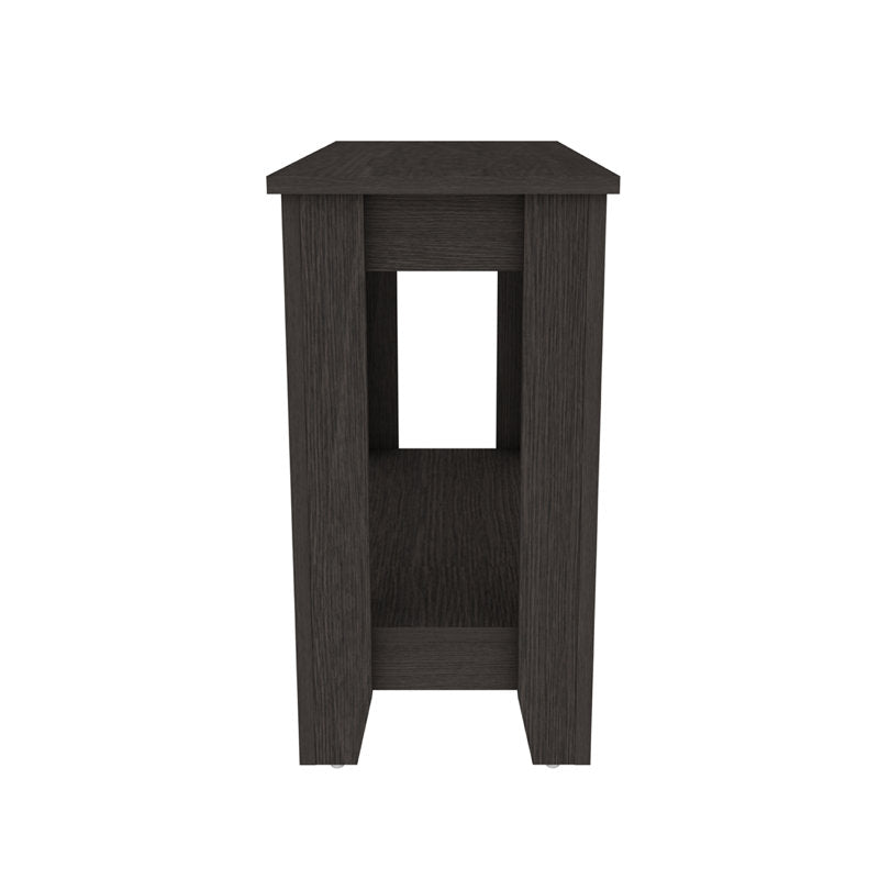 Lark Manor Weddel Basilico Dark Gray Oak End Table