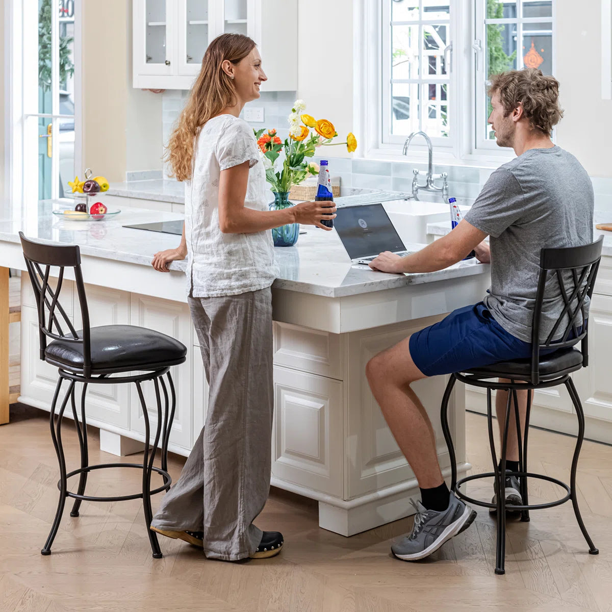 Classic Country Counter Height Bar Stool