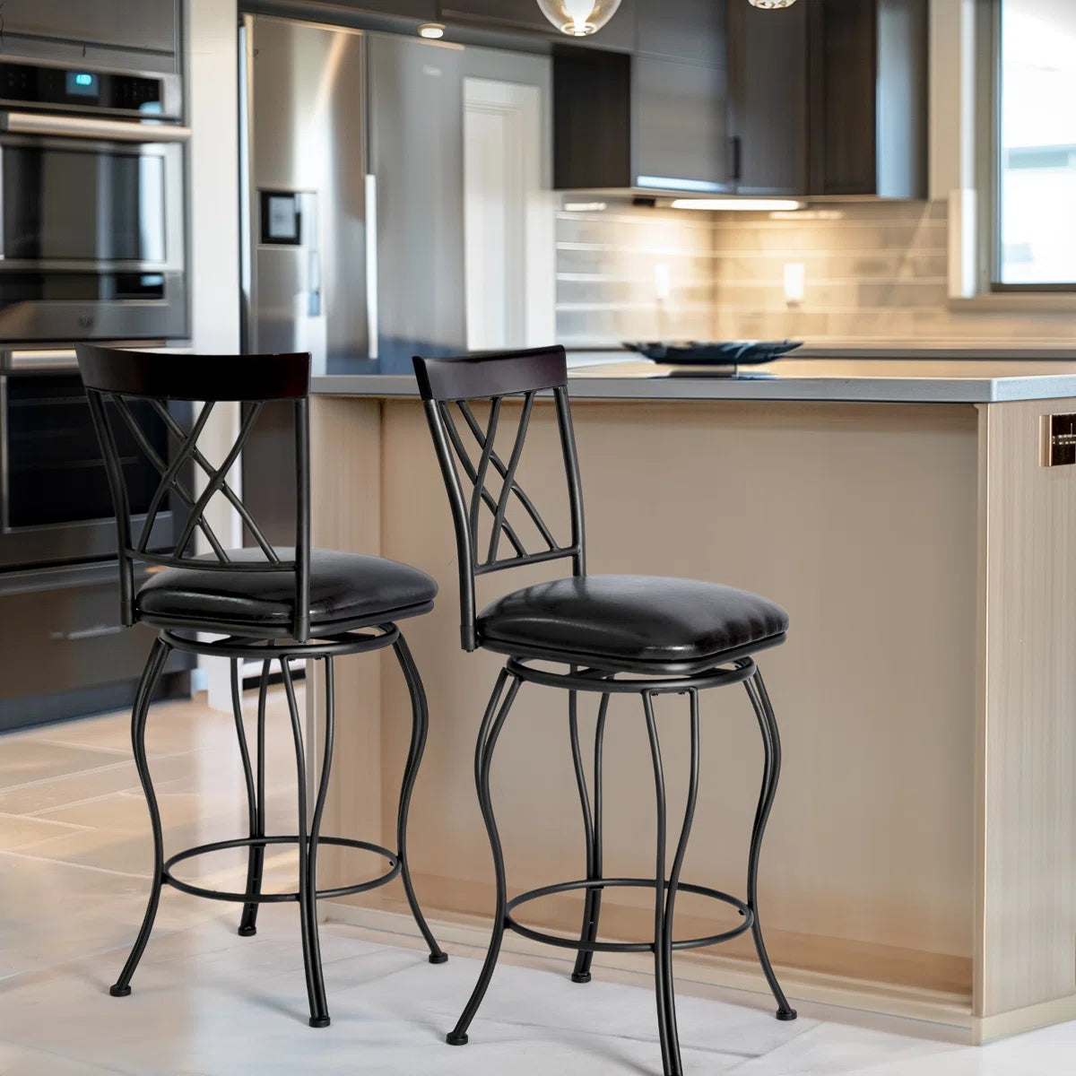 Classic Country Counter Height Bar Stool