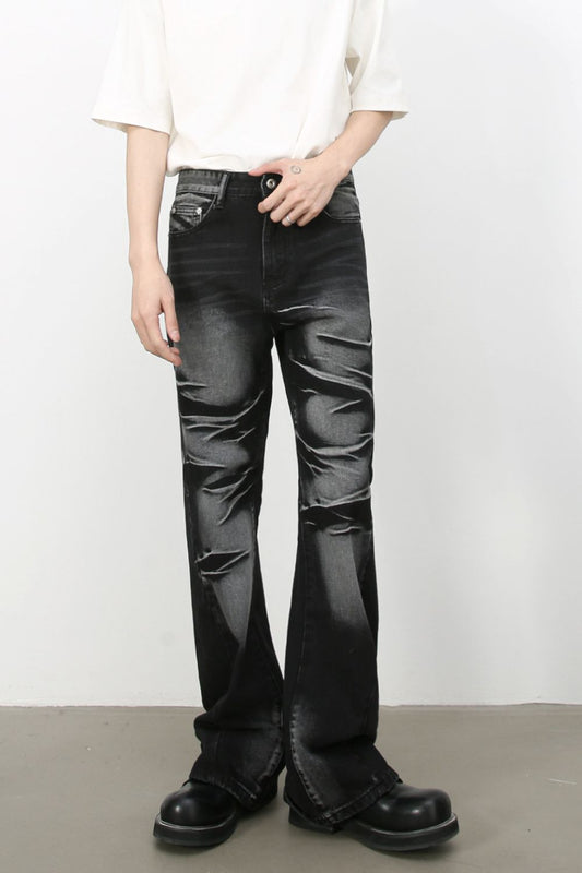 Men's Bootcut Jeans with Pockets