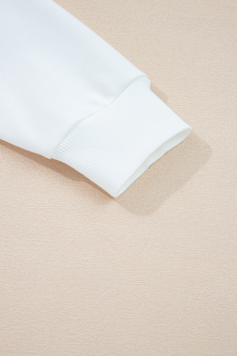 Black Preppy Striped Sleeve Loose Sweatshirt 