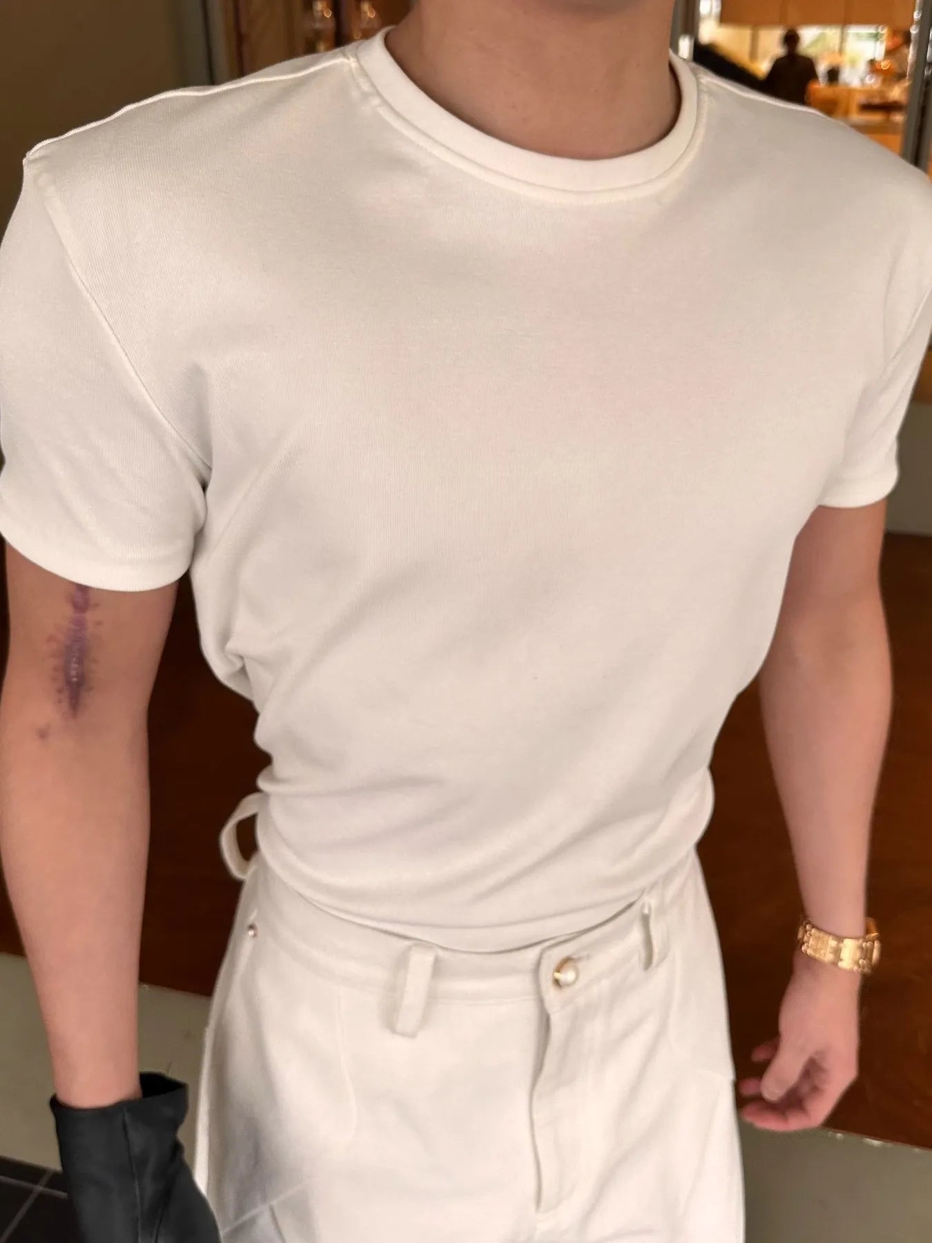 Men's Full Size Round Neck Short Sleeve T-Shirt Plus Size