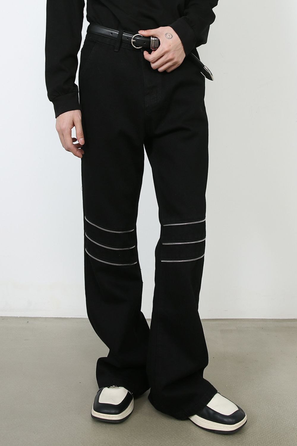 Men's Bootcut Jeans with Pockets