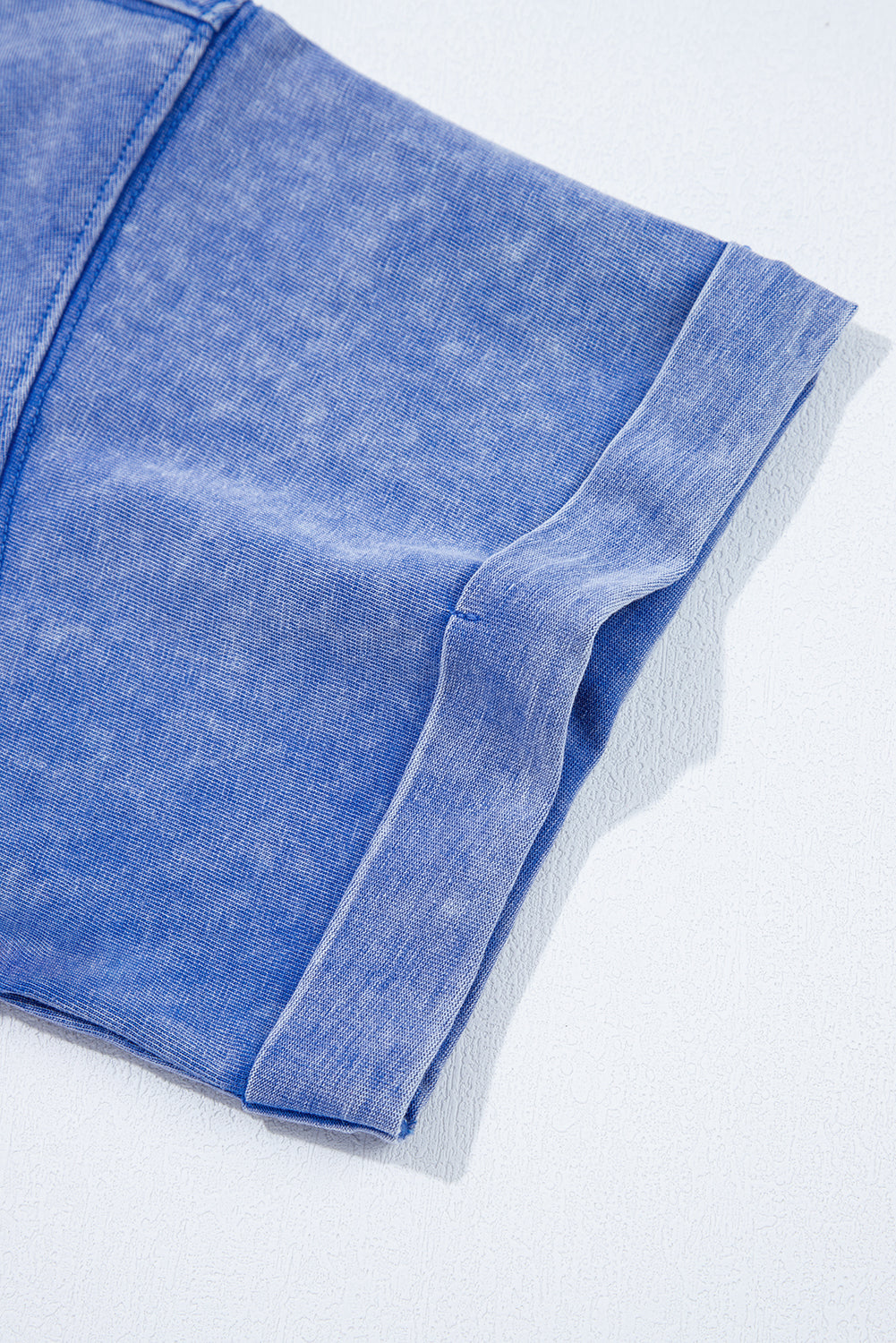 Mint Green Mineral Wash Star Patched Loose Pants Set