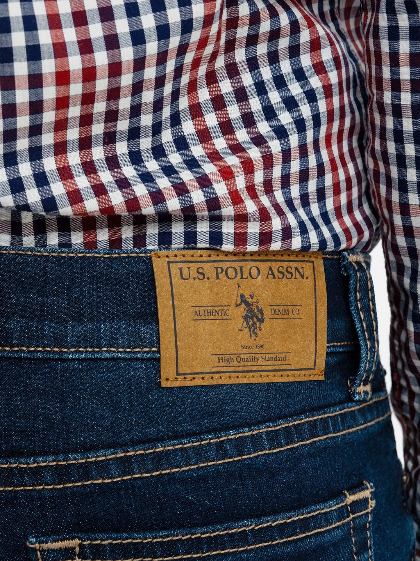 U.S. Polo Assn. Boys Straight Knit Denim Jean, Sizes 4-18