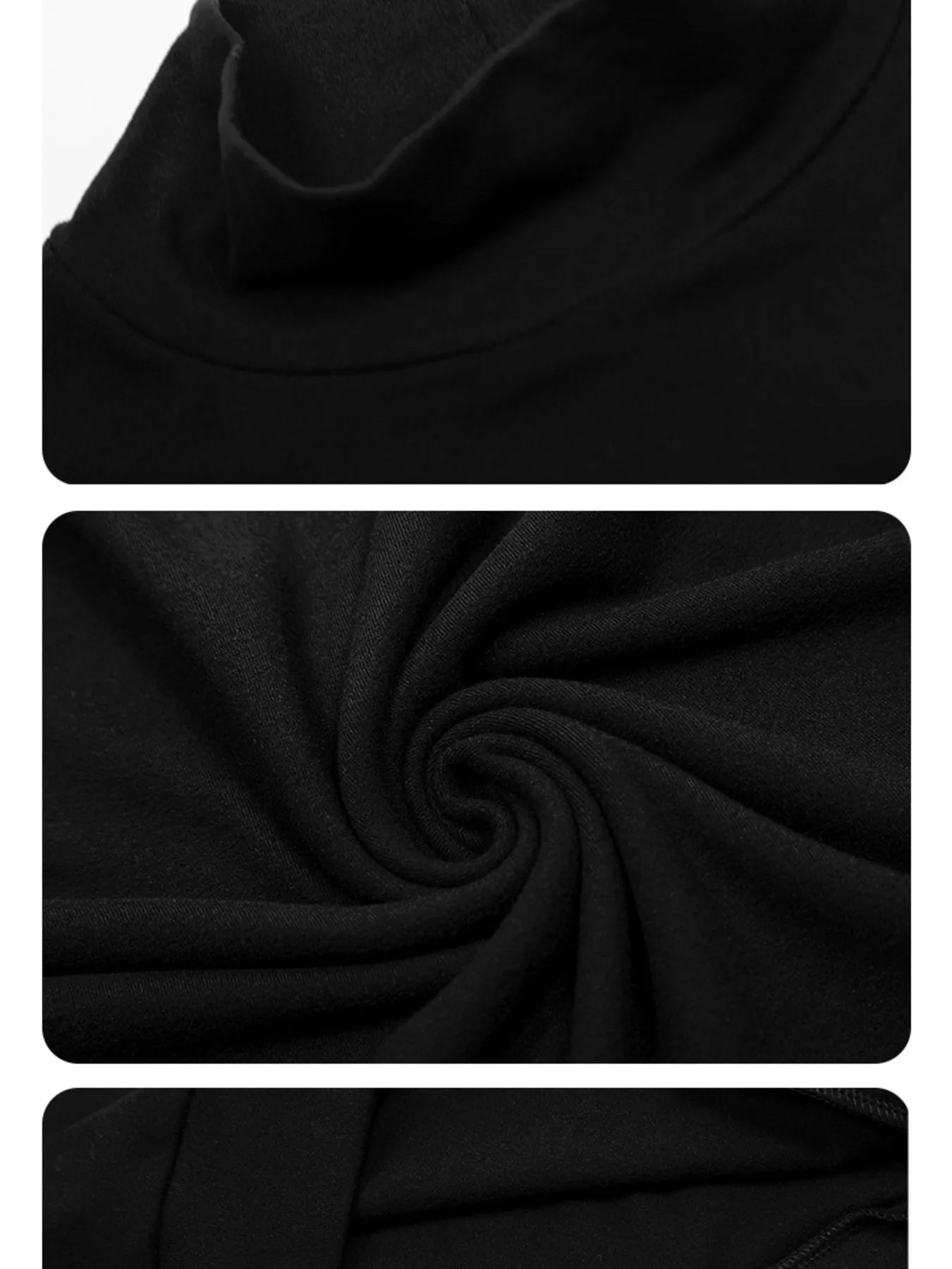 Men's Mock Neck Long Sleeve Top