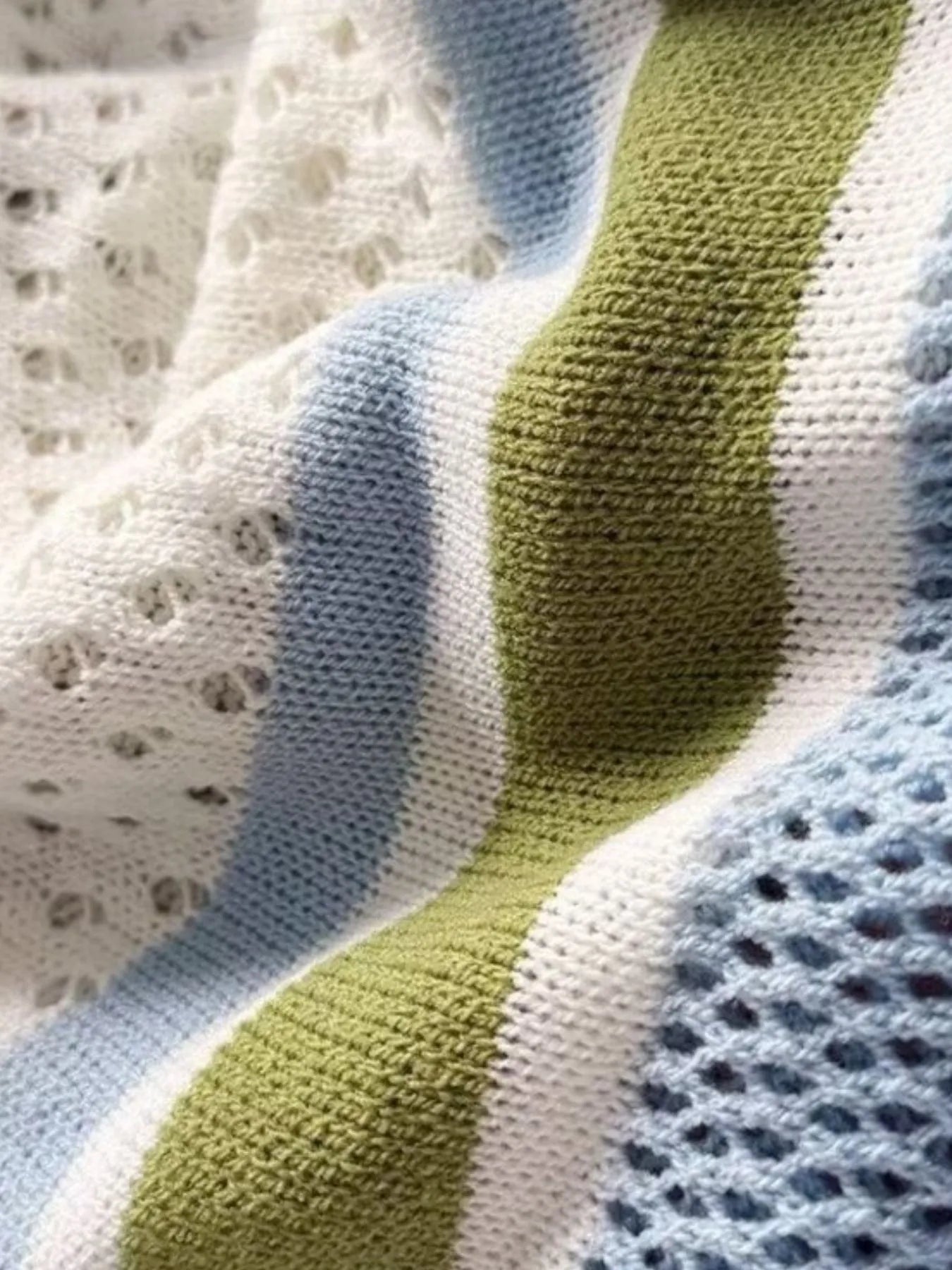 Men's Full Size Hollow Out Short Sleeve Contrast Knit Polo Plus Size