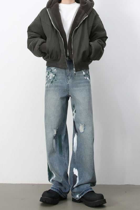 Men's Paint Loose Jeans