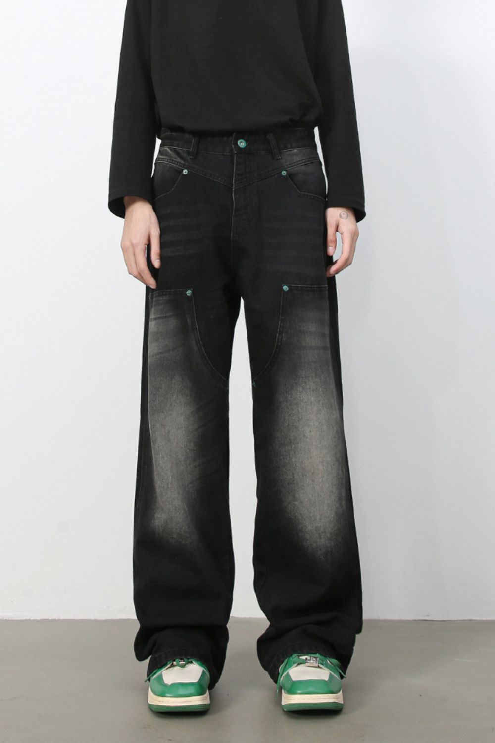 Men's Wide Leg Jeans