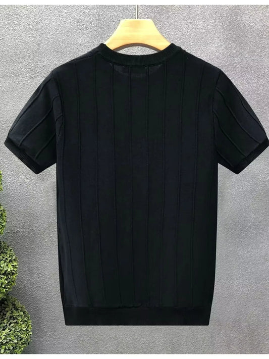 Men's Full Size Round Neck Short Sleeve T-Shirt Plus Size