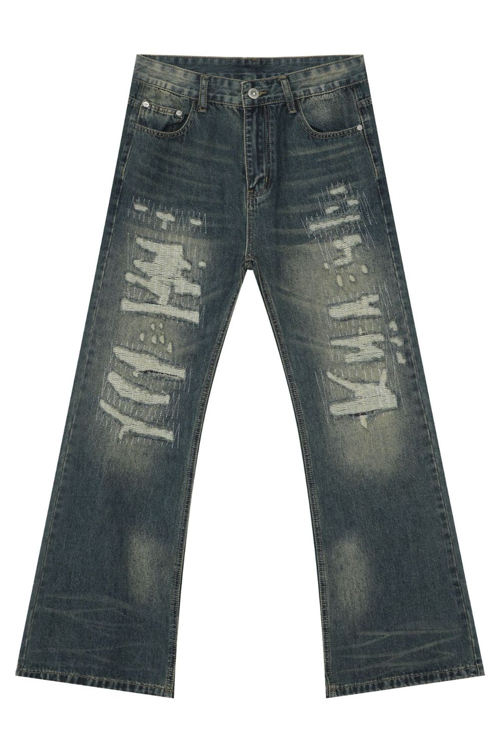 Men's Distressed Jeans