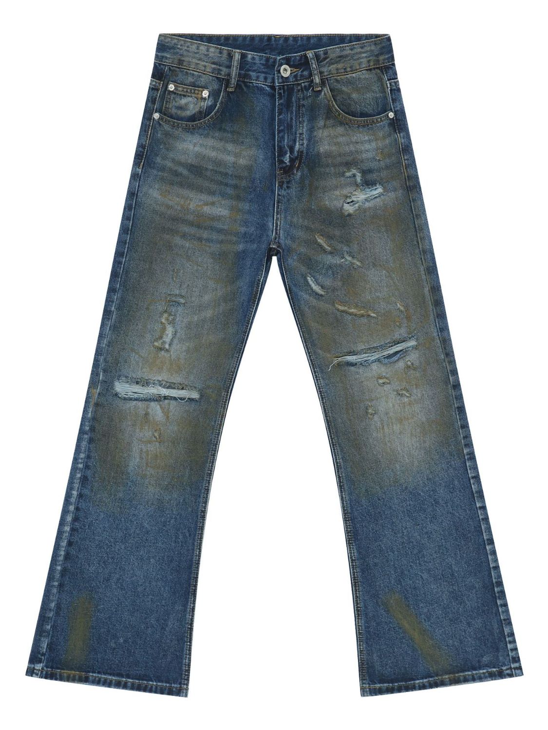 Men's Distressed Jeans