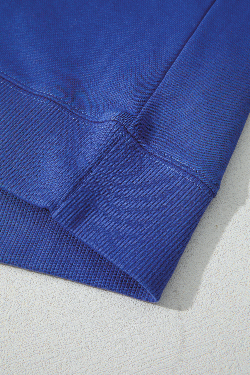 Black Preppy Striped Sleeve Loose Sweatshirt