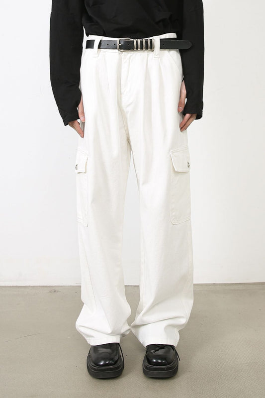 Men's Loose Fit Cargo Jeans