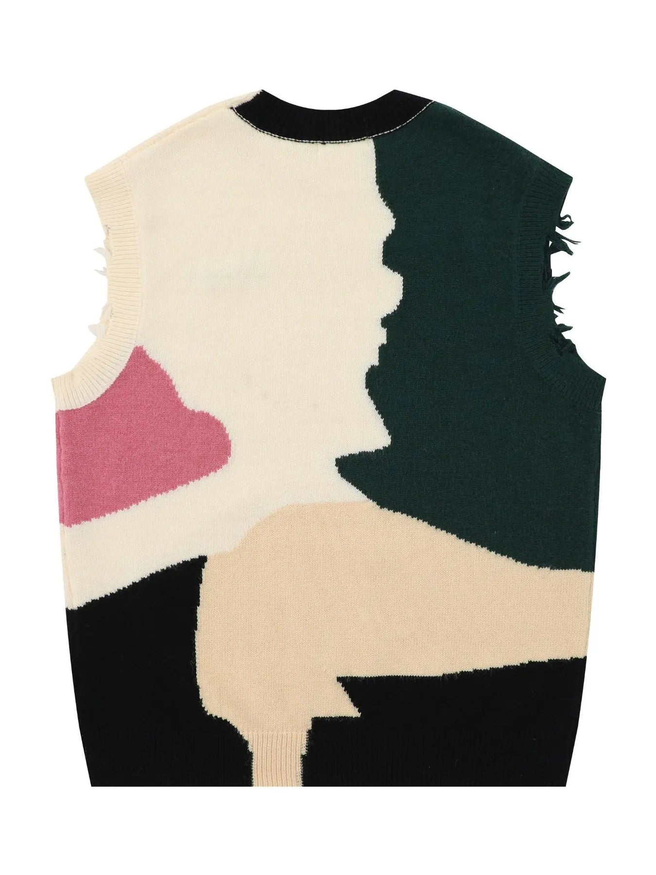 Men's Abstract Pattern Sweater Vest