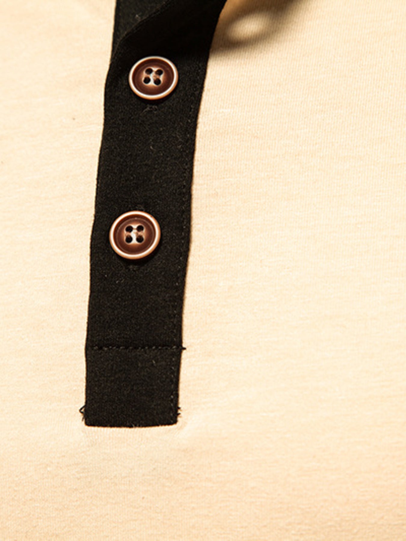 Men's Casual Henley Long Sleeve T-Shirt