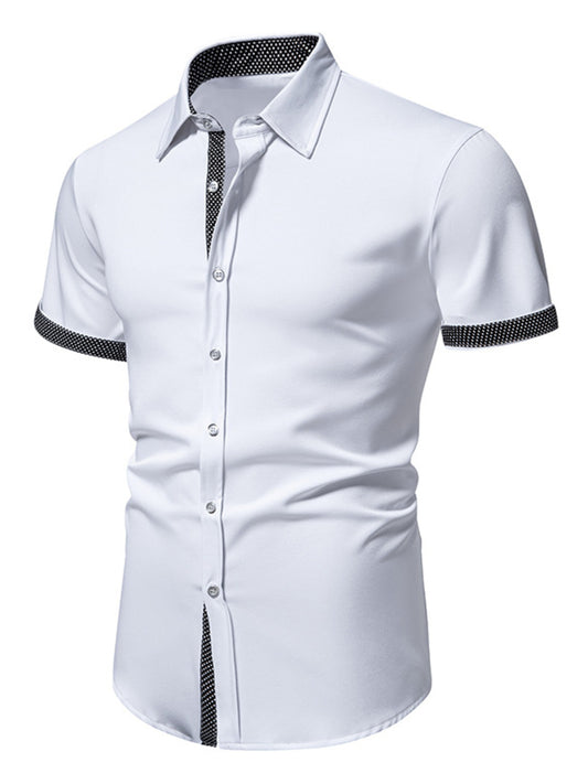 Men's Slim Fit Short Sleeve Shirt