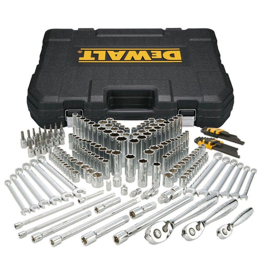 DEWALT 204-Piece Heavy-Duty Professional Mechanics Tool Set for Auto Repair