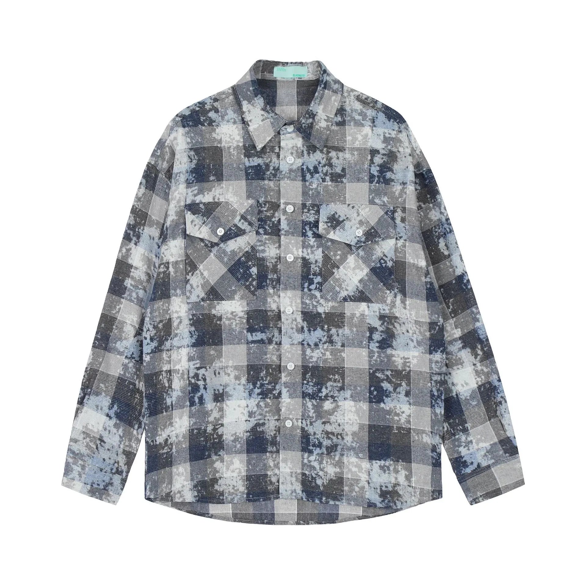 Men's Plaid Pattern Long Sleeve Shirt