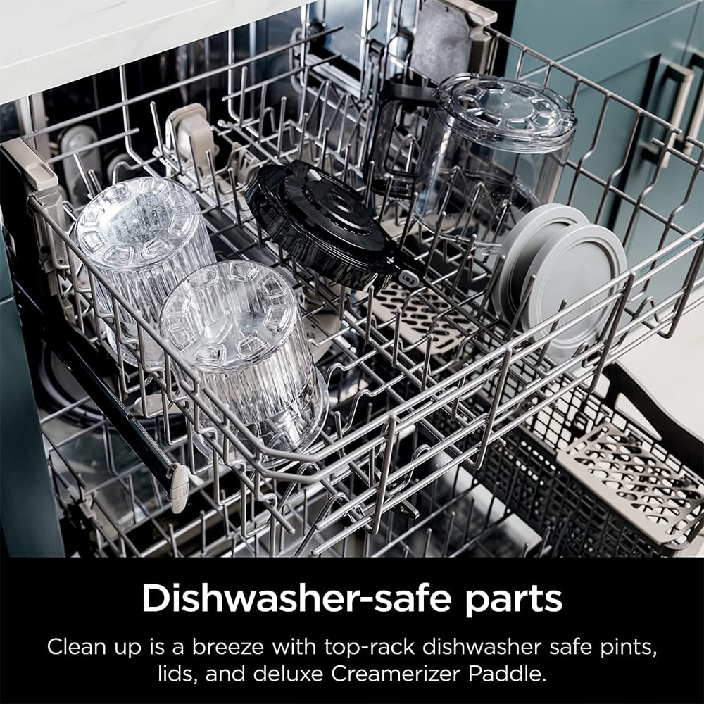 Restored Ninja NC501 CREAMi Deluxe 11-in-1 XL Ice Cream Maker Silver Bundle with 2 YR CPS Enhanced Protection Pack (Refurbished)