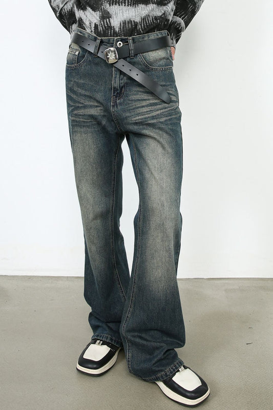 Men's Pocketed Bootcut Jeans