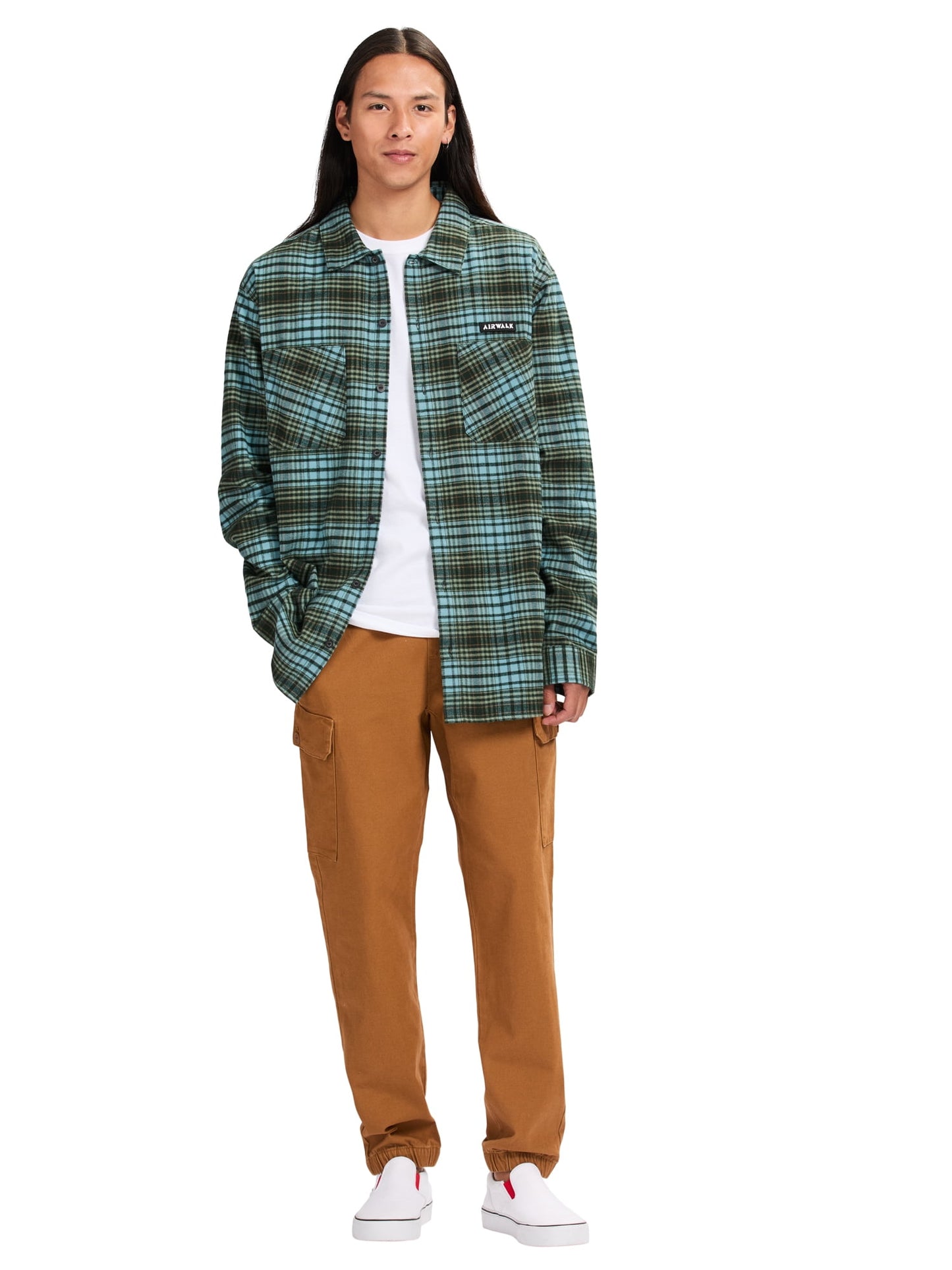 Airwalk Men's & Big Men's Long-Sleeve Flannel Shirt, Sizes XS-3XL