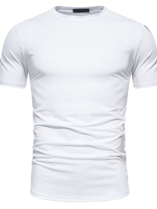 White t-shirt on a white background