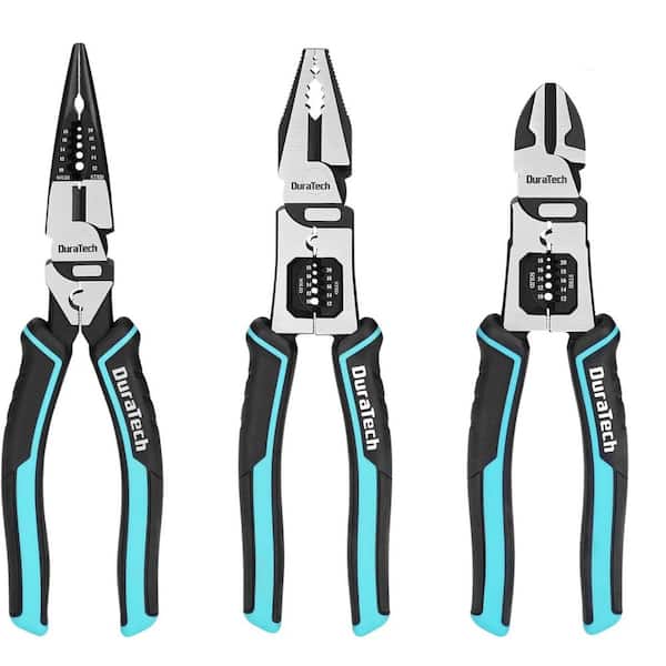 EKIEUDL 6-Piece Pliers and Wrench Set with Multiple Sizes
