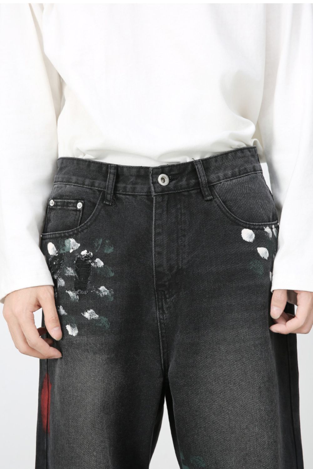 Men's Paint Loose Jeans