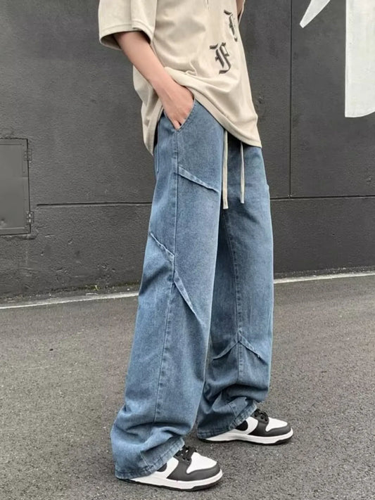 Men's Full Size Loose Fit Jeans Plus Size