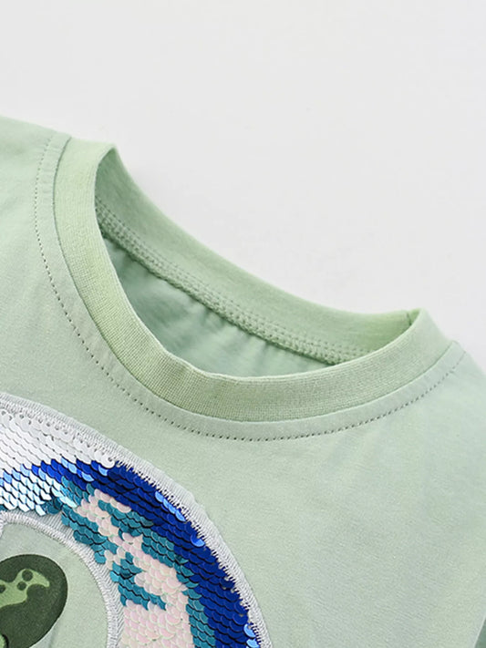 Children's Octopus Round Neck Tee