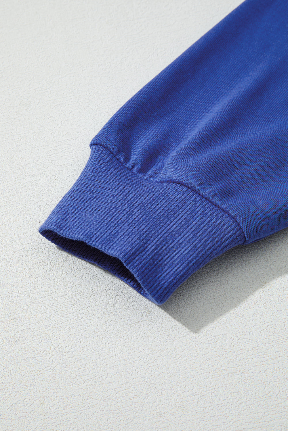 Black Preppy Striped Sleeve Loose Sweatshirt