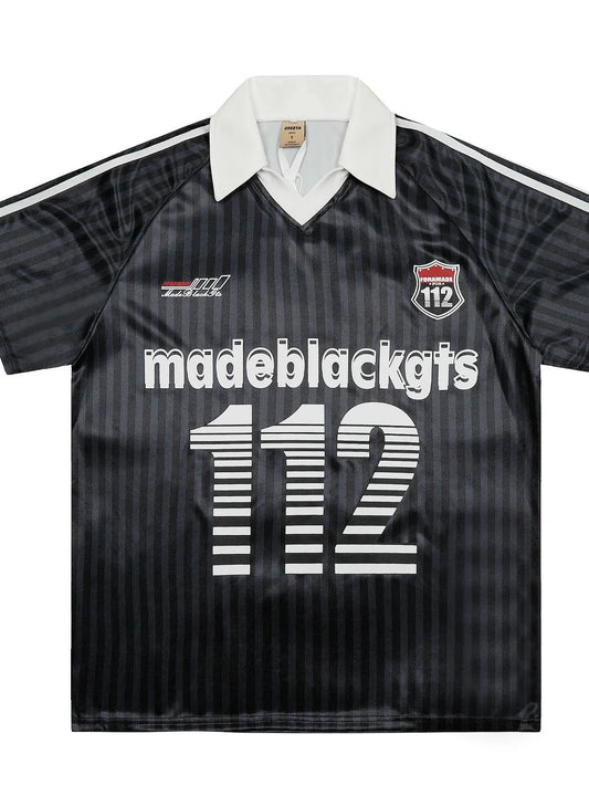 Men's Striped Contrast Collar Polo Shirt