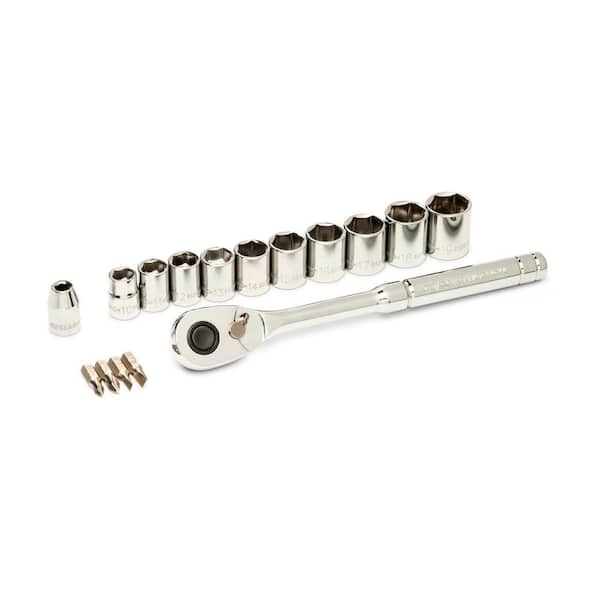 GEARWRENCH 3/8-In Drive 72-Tooth 6-Point Metric 16-Piece Mechanics Tool Set