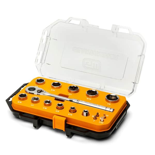 GearWrench 3/8" Drive 72-Tooth 6-Point SAE 16-Piece Tool Set