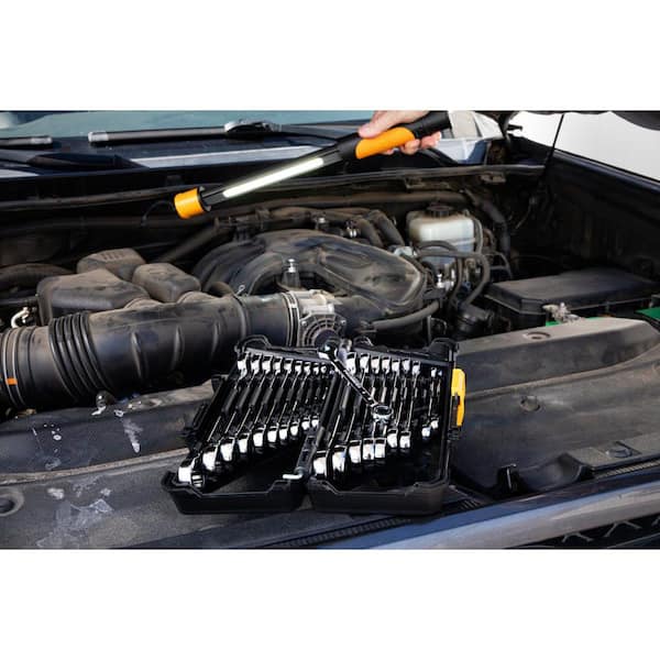 GEARWRENCH 72-Tooth 12-Point SAE/Metric Ratcheting Wrench Set 20-Piece