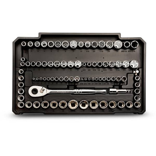 Husky 300-Piece Mechanics Tool Set with 1/4, 3/8, 1/2-Inch Drive Ratchets