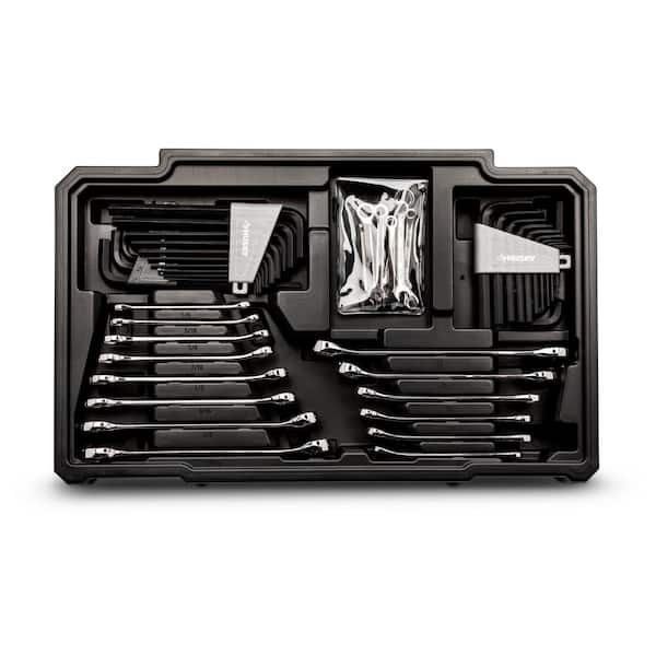 Husky 300-Piece Mechanics Tool Set with 1/4, 3/8, 1/2-Inch Drive Ratch ...