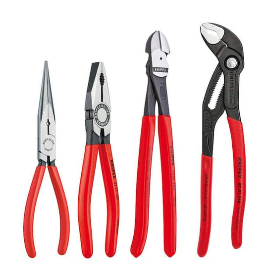 Anvil 3-Piece Professional Pliers Set with Diagonal, Slip Joint, Groove