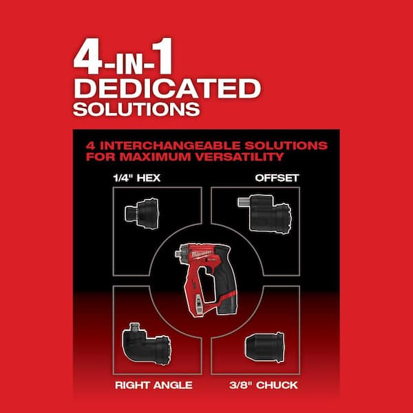 Milwaukee M12 FUEL 12V 4-in-1 Drill/Driver Kit