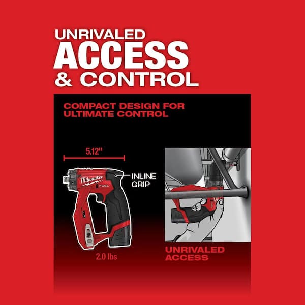 Milwaukee M12 FUEL 12V 4-in-1 Drill/Driver Kit