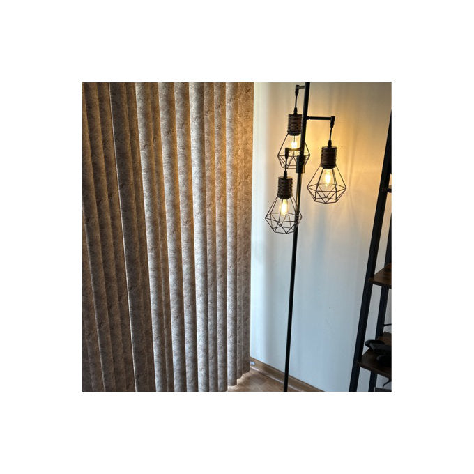 Crevan 65" Dimmable Rattan Tree Floor Lamp with 3 Bulbs