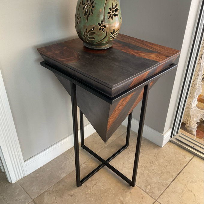 Trent Austin Gupton Solid Wood Cross-Leg End Table