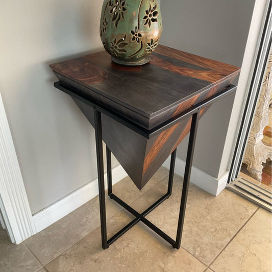 Trent Austin Gupton Solid Wood Cross-Leg End Table