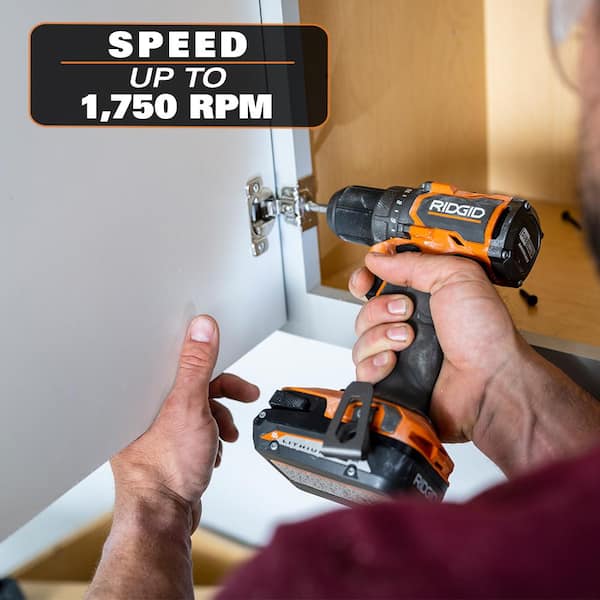 RIDGID 18V Cordless Drill Kit