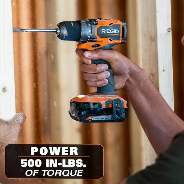 RIDGID 18V Cordless Drill Kit