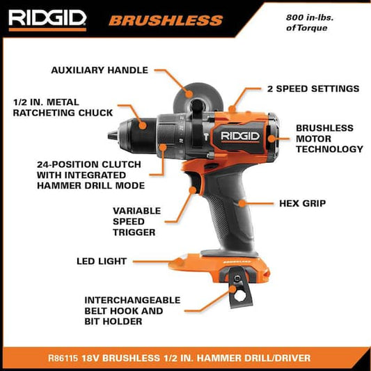 18V Brushless 2-Tool Combo Kit